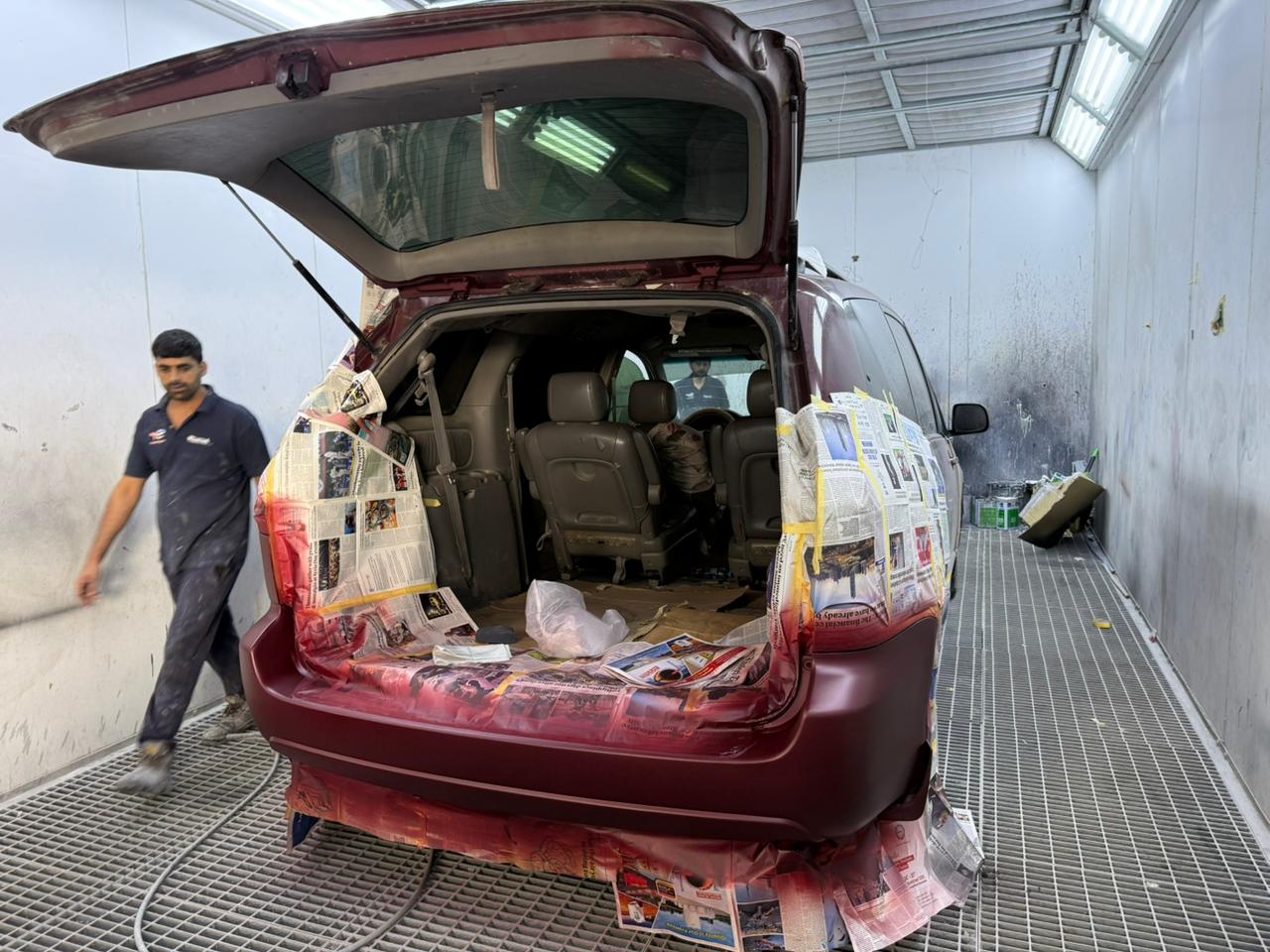 Controlled Paint Work